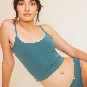 RAT BOI sea blue cami size XS